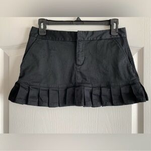 Vintage Y2K Hurley black micro mini skirt size 1